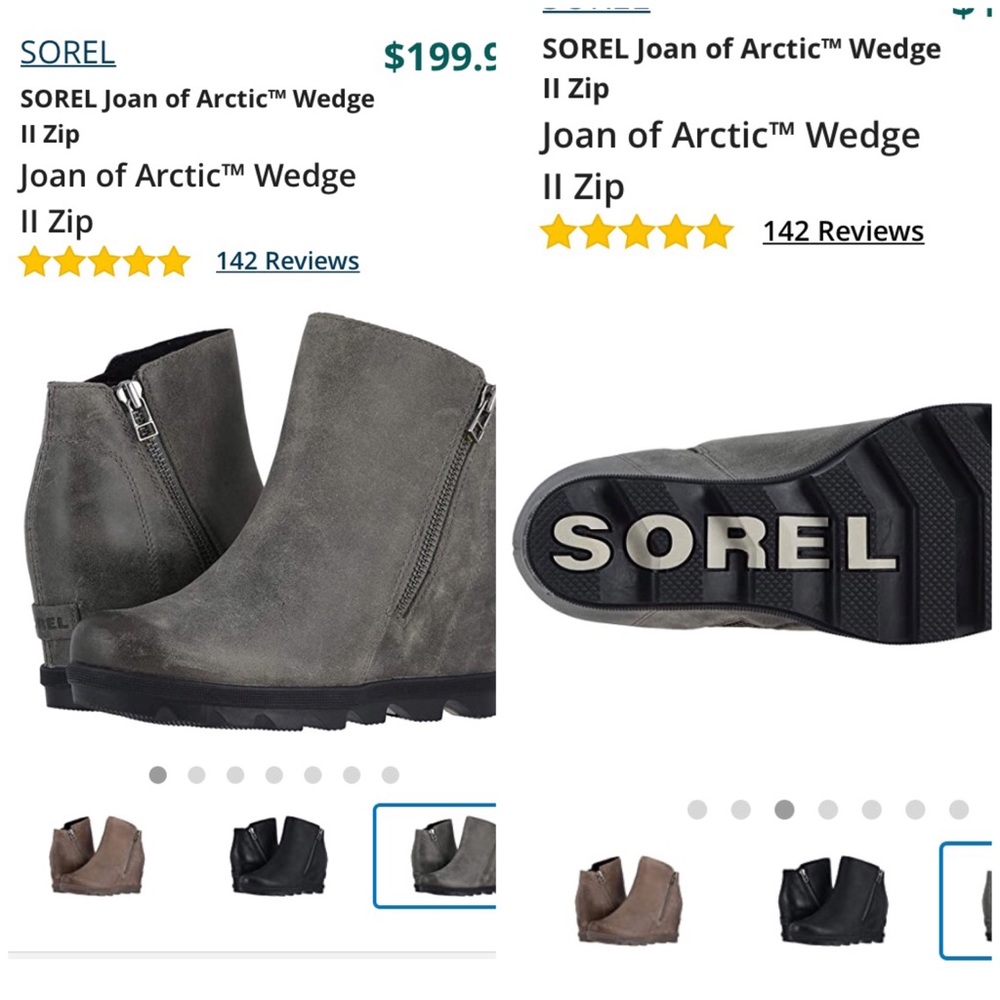 NWT Sorel Joan Of arctic waterproof wedge
